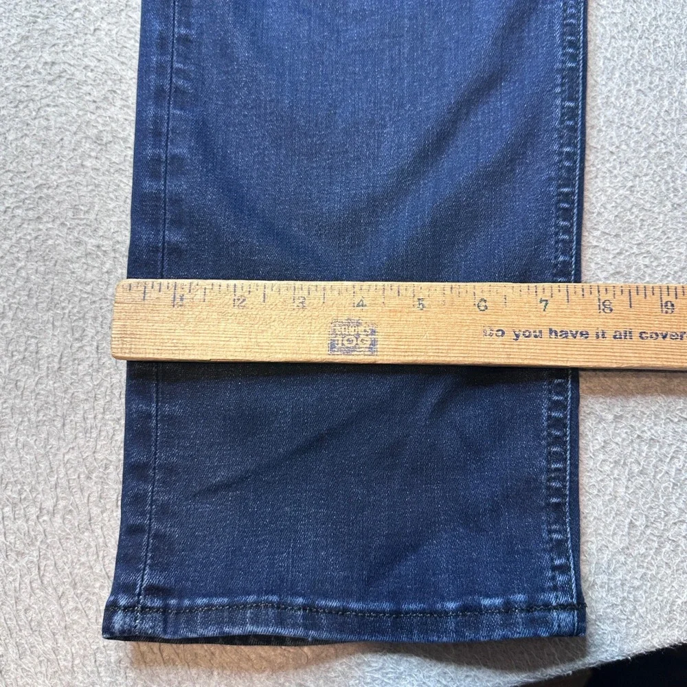 Banana Republic Jeans Mens 35x34 (35x31) Traveler Straight Fit Dark Blue Wash